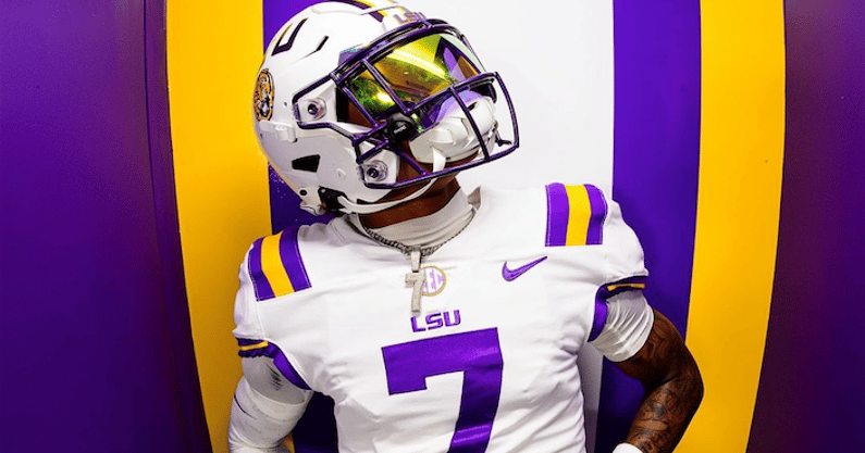 LSU DB Jhase Thomas took in his official visit to Baton Rouge this past weekend